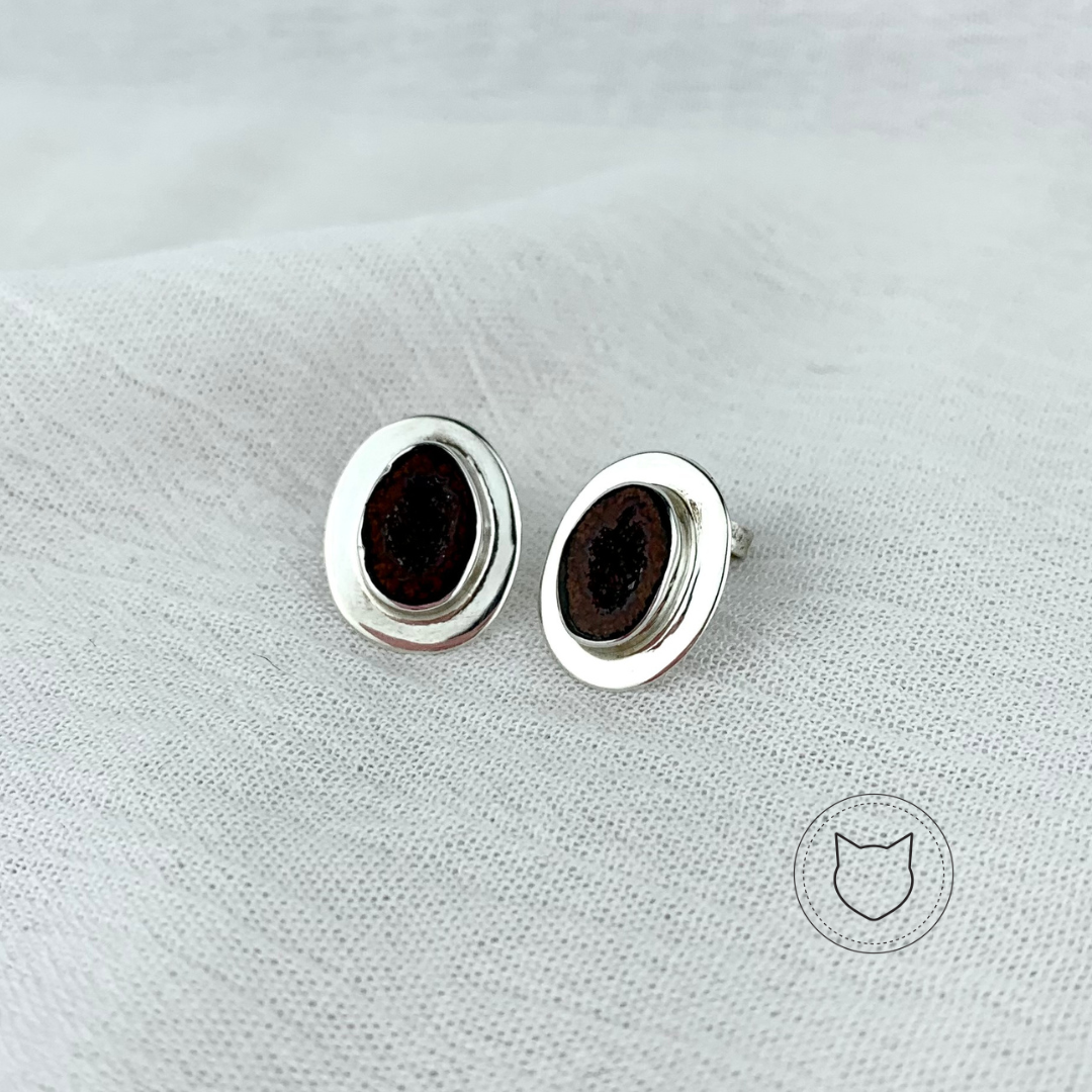 ARETES DE PLATA 925 Y GEODAS AR0901M36