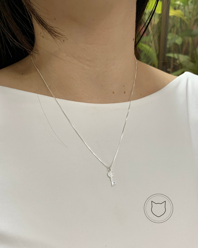 ​COLLAR DE LLAVE SAN BENITO PLATA 925 CO1581F35