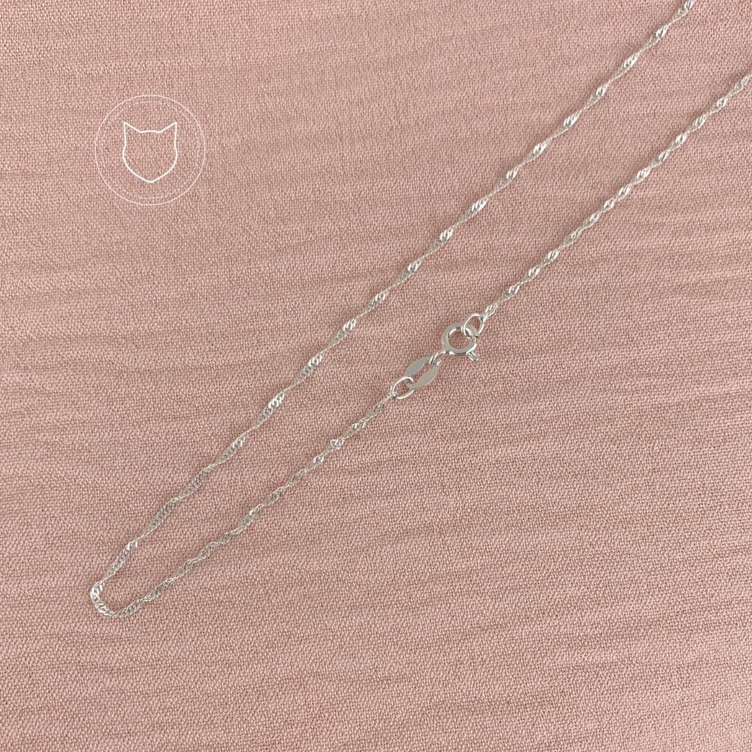 CADENA PLATA 925 45 CM CA0057L25