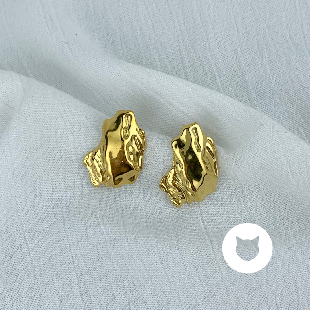 ARETES DE BAÑO DE ORO AR2590G35