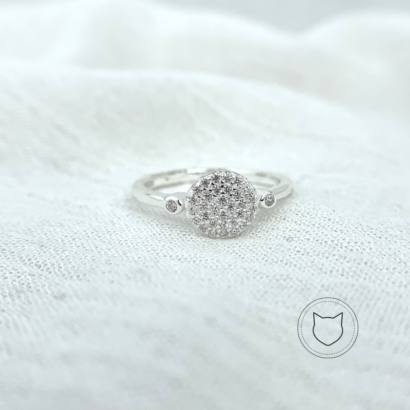ANILLO DE PLATA 925 Y CRISTALES TALLAS 5 Y 6 AN2922L25