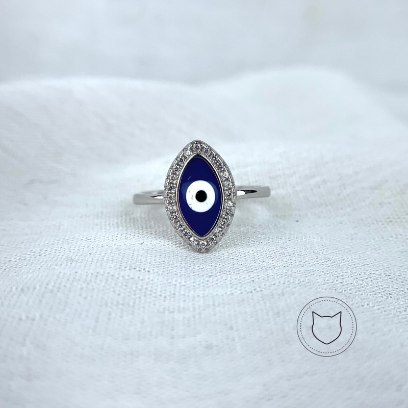 ANILLO DE PLATA 925 Y CRISTALES  AN2385L23