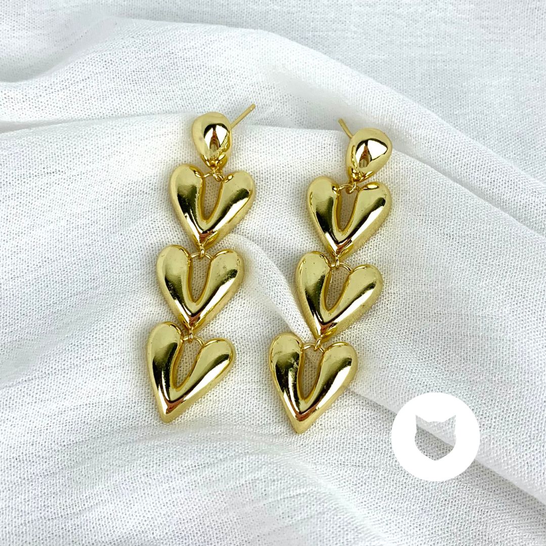 ARETES DE BAÑO DE ORO AR2517G30