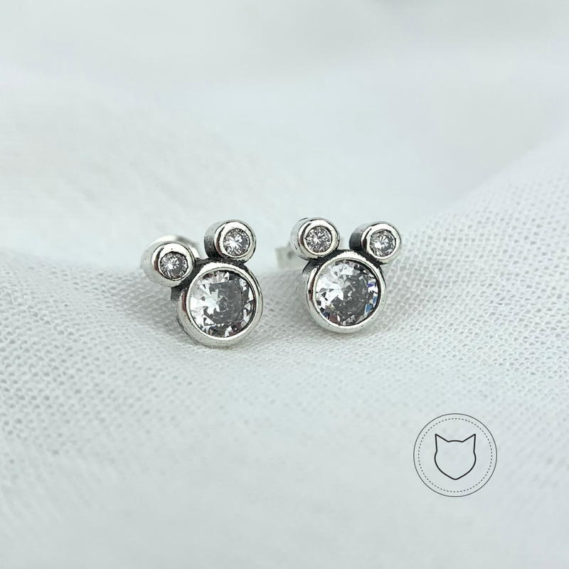 ARETES DE PLATA 925 Y CRISTALES AR2251L25