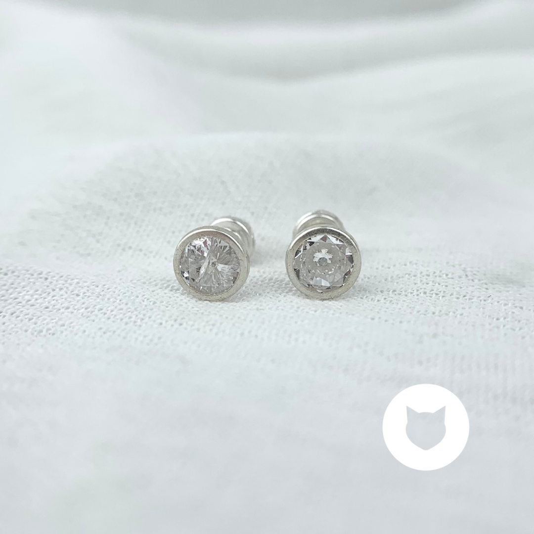 ARETES DE PLATA 925 Y CRISTALES AB0381L25