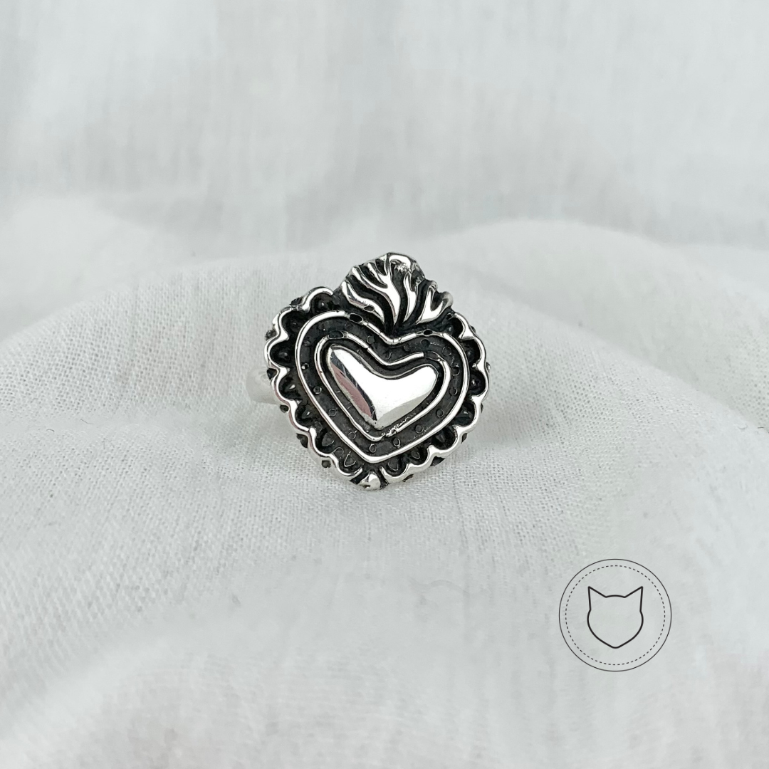 ANILLO DE PLATA 925 AÑEJADA TALLA AJUSTABLE AN2443M36