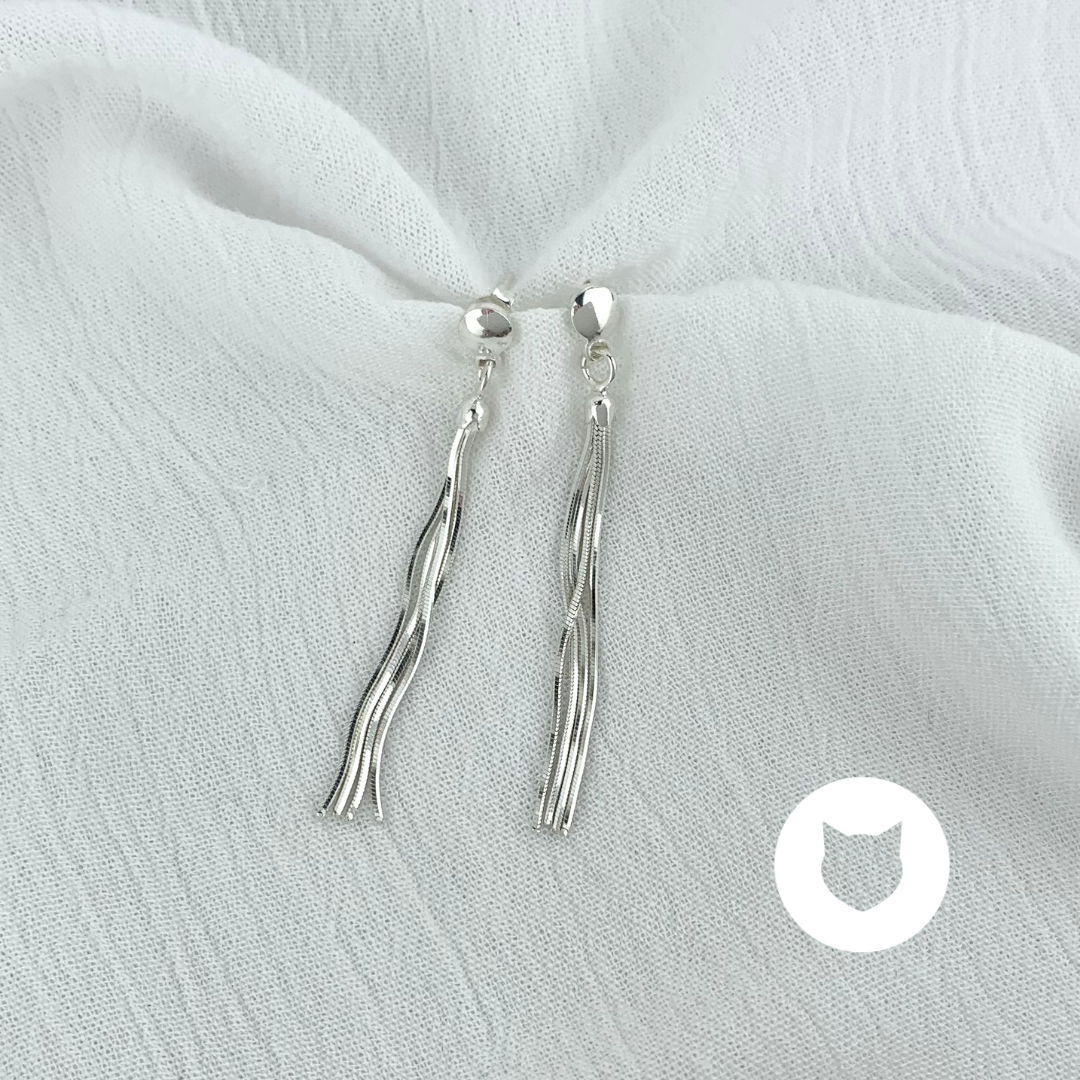 ARETES DE PLATA 925 AR2609L25