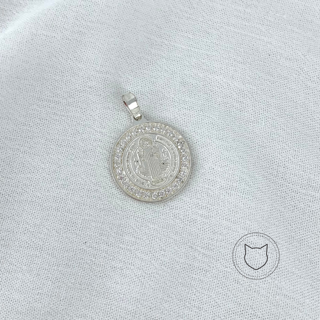 DIJE PLATA 925 Y CRISTALES DE SAN BENITO DI0567L30