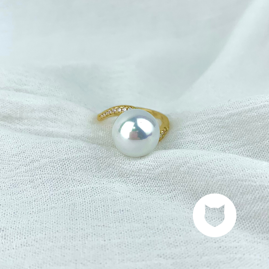 ANILLO DE BAÑO DE ORO Y CRISTALES  AN3324G30