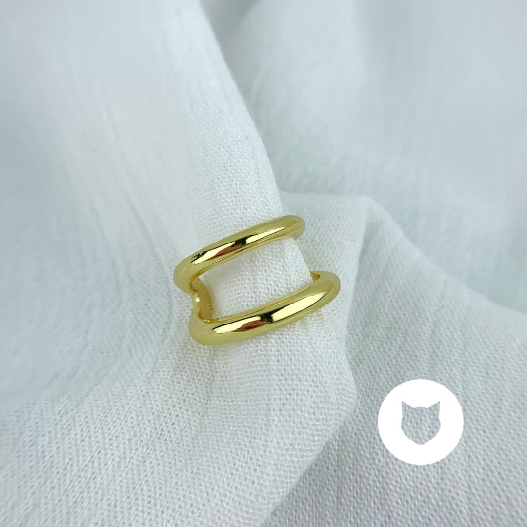 EARCUFF DE BAÑO DE ORO EA0633G37