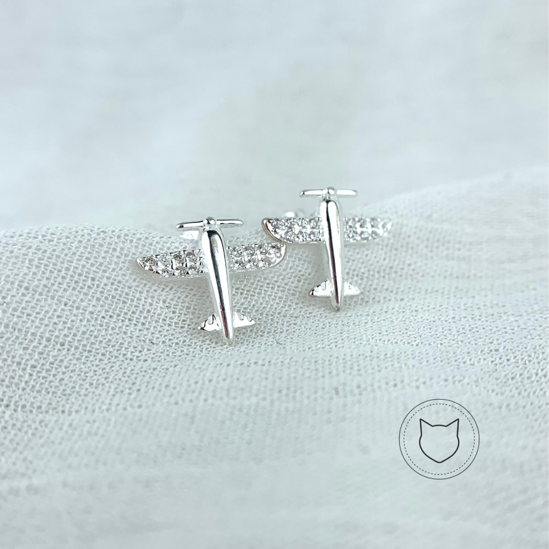 ARETES DE PLATA 925 Y CRISTALES AR2050L25