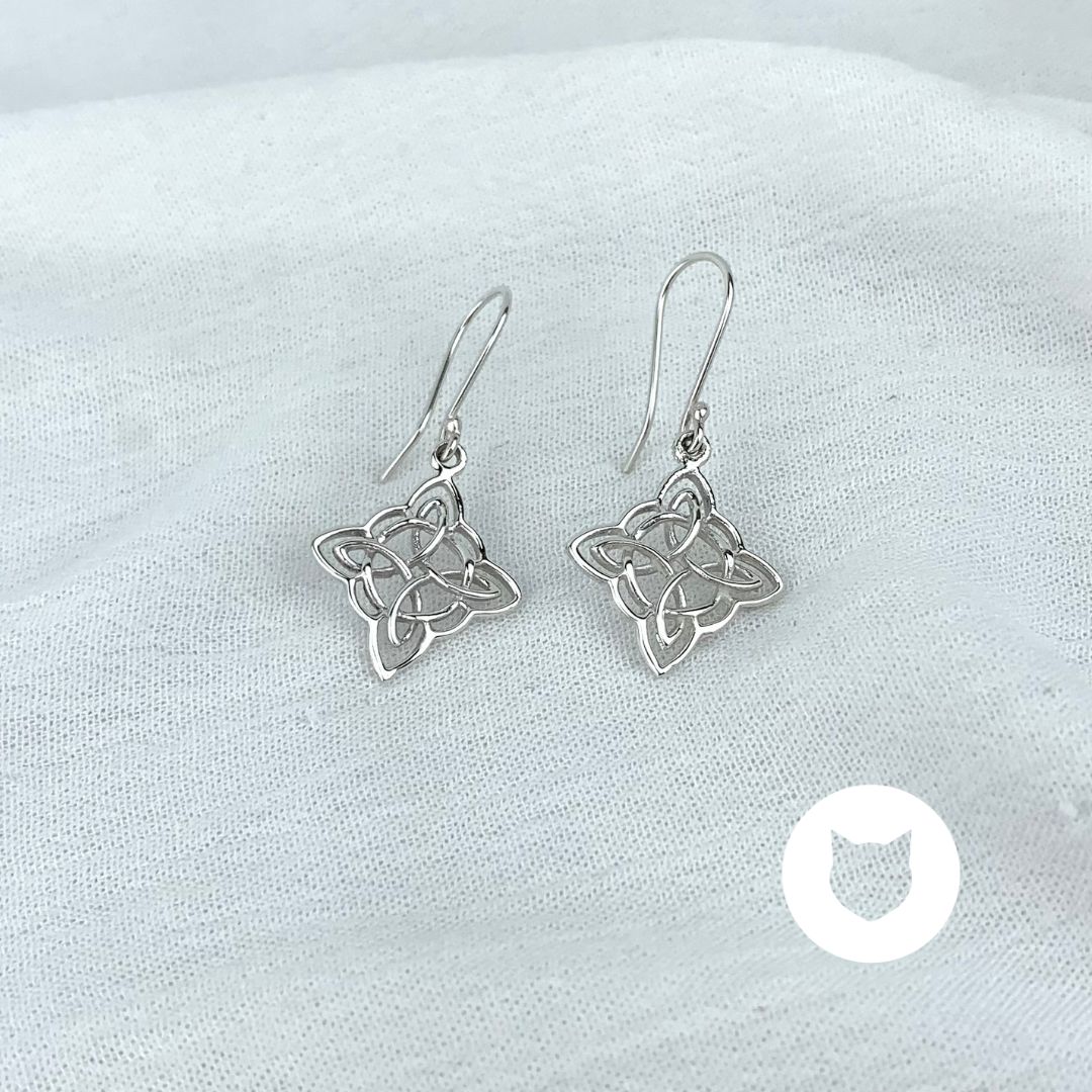 ARETES DE COLGAR DE PLATA 925 AR2498M34