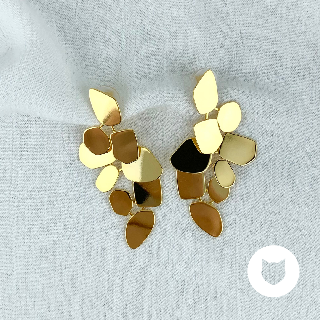 ARETES DE BAÑO DE ORO AR2580G31