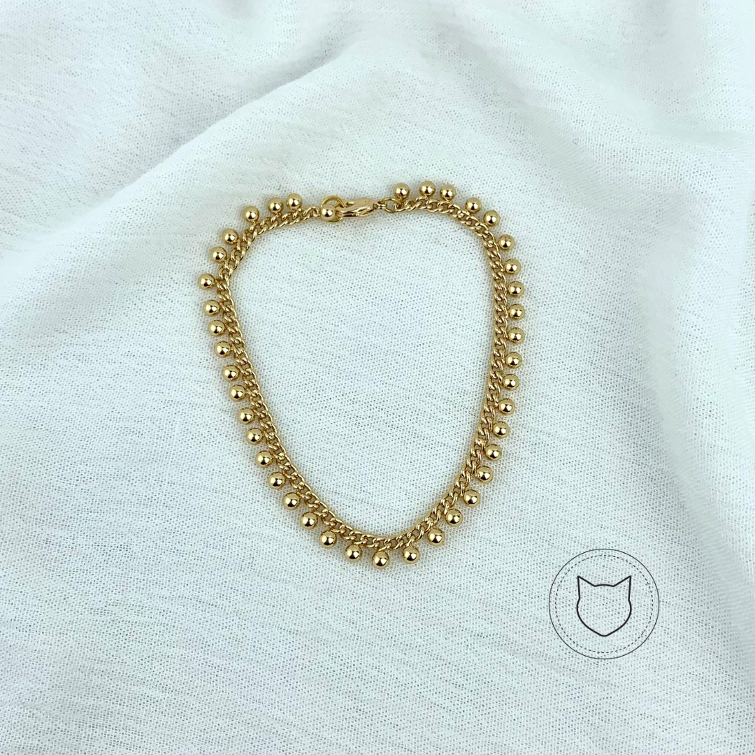 PULSERA DE BAÑO DE ORO PU1410G33