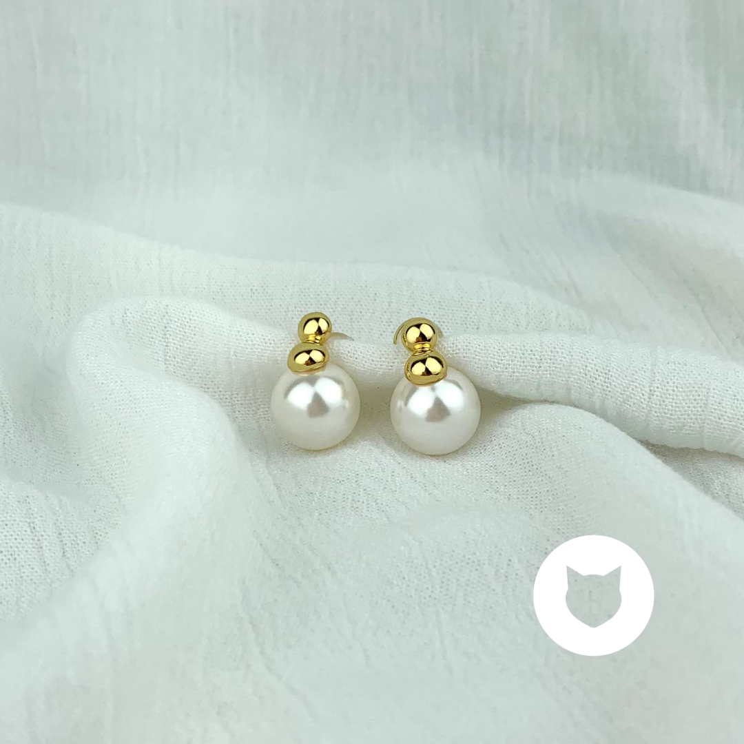 ARETES DE BAÑO DE ORO AR2535G30