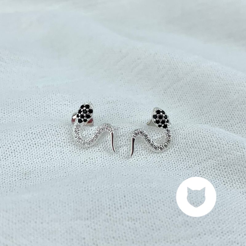 ARETES DE PLATA 925 Y CRISTALES AR2529L24