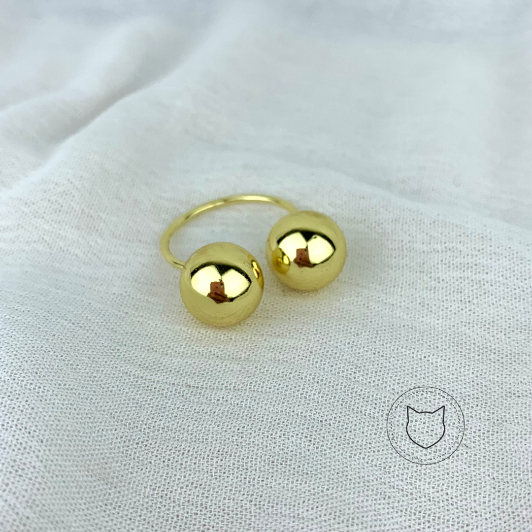 ANILLO DE BAÑO DE ORO TALLA 7 AN2568G34