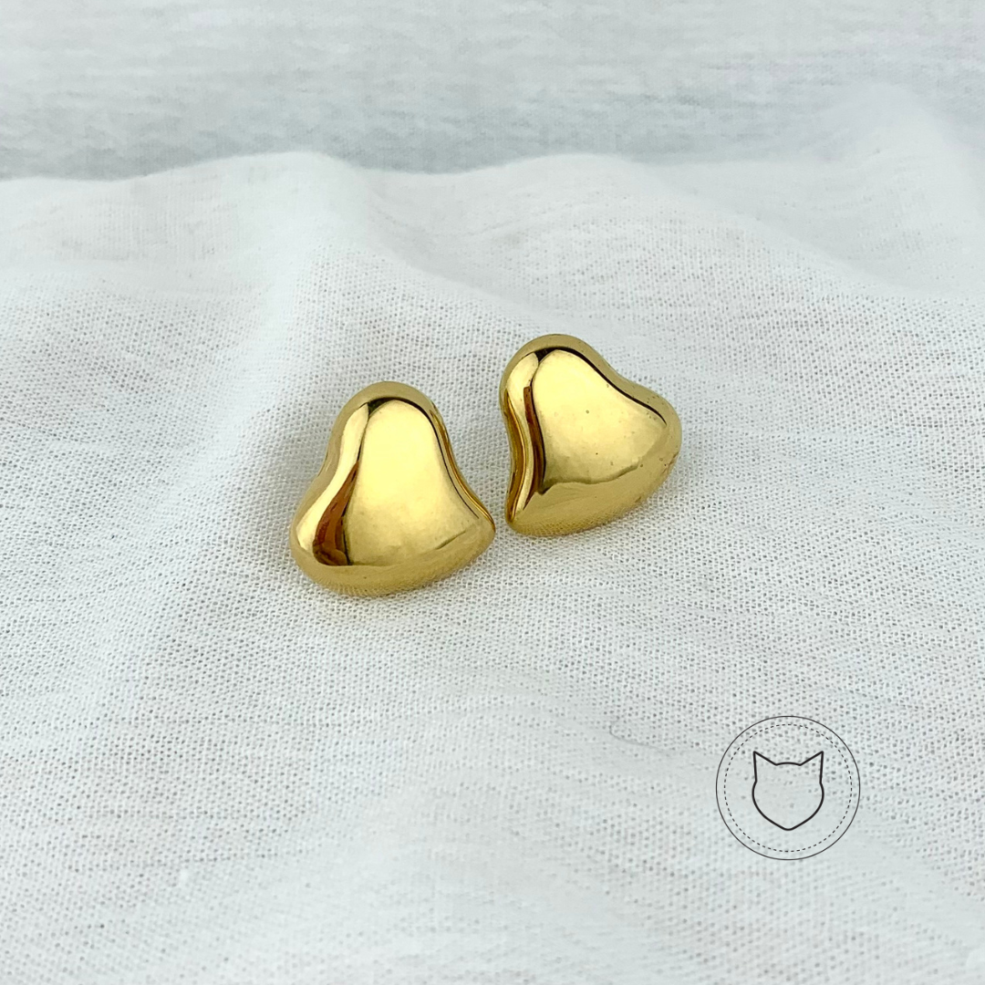 ARETES DE BAÑO DE ORO CORAZÓN AR1994G32