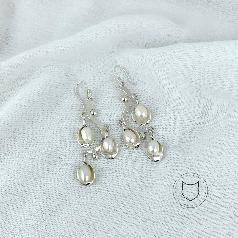 ARETES DE PLATA 925 Y PERLA CULTIVADA AR2079M30