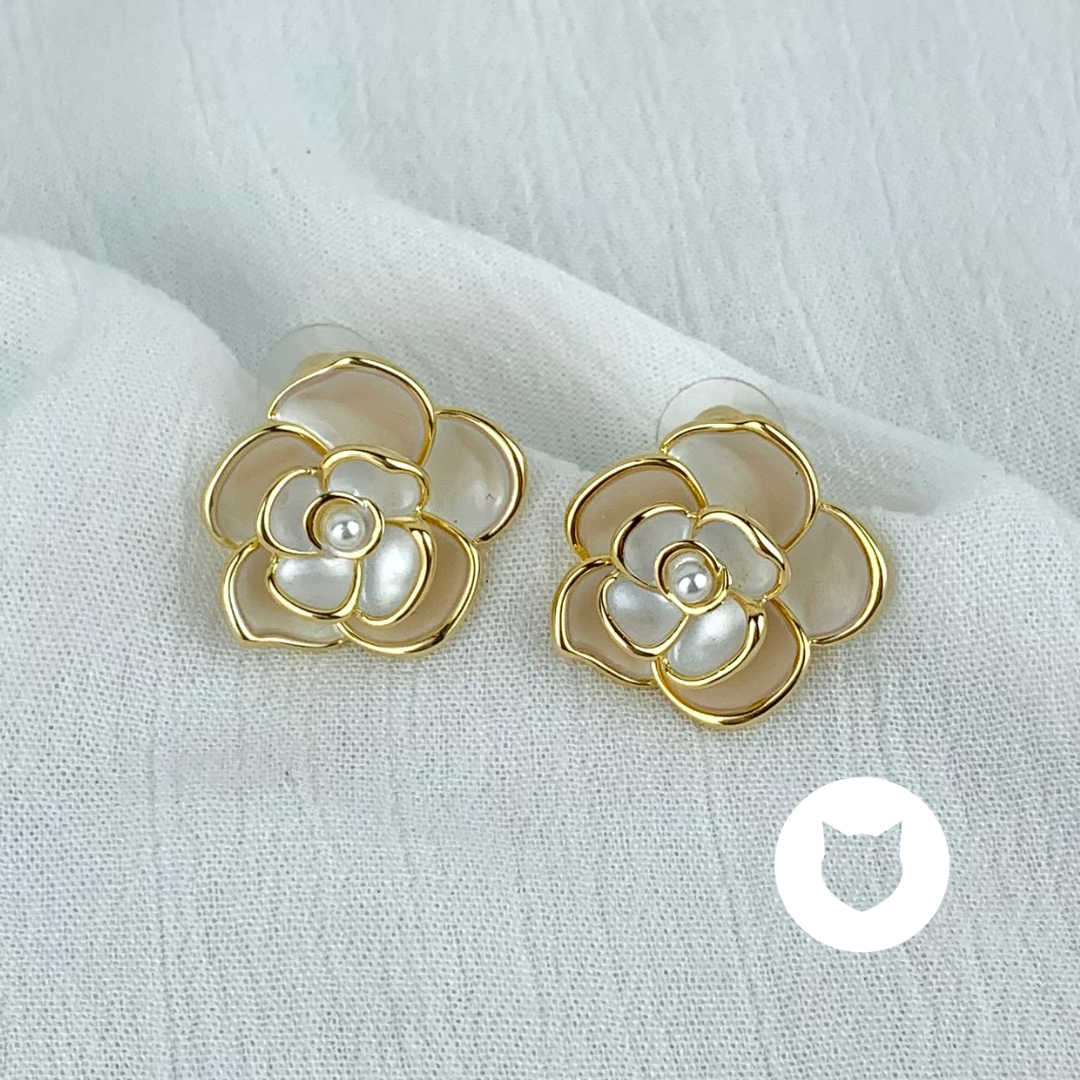 ARETES DE ACERO INOXIDABLE FLOR AR2593G33