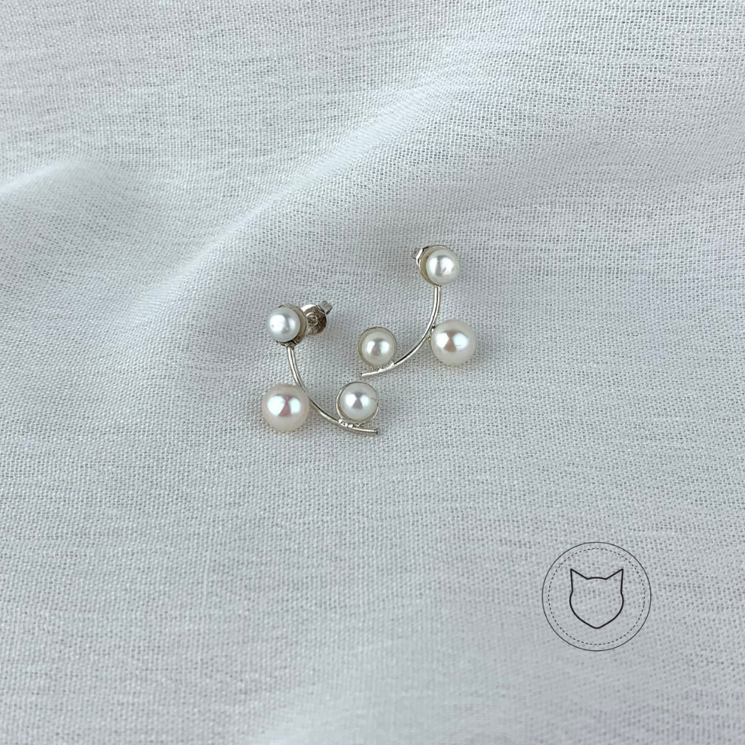 ARETE DE PLATA 925 Y PERLA CULTIVADA AR0906M40