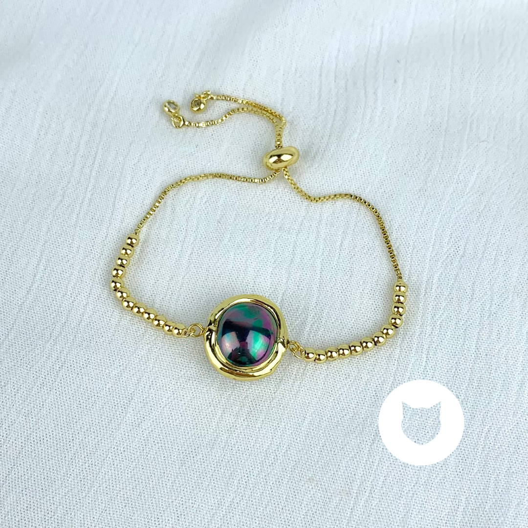 PULSERA DE BAÑO DE ORO PU1624G30
