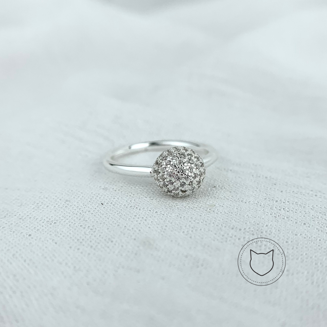 ANILLO DE PLATA 925 Y CRISTALES TALLA 5 AN3176L25