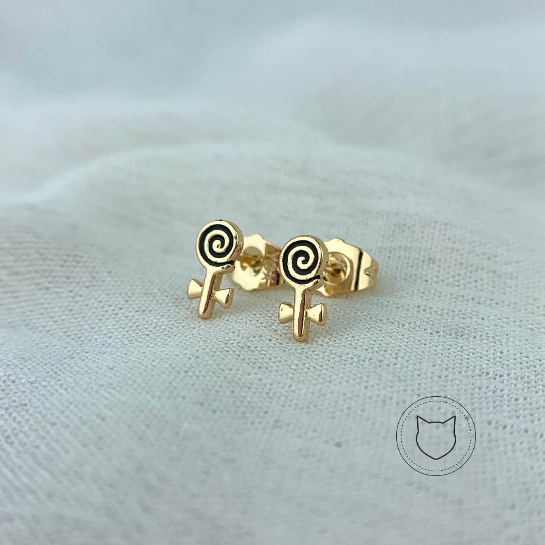 ARETES DE BAÑO DE ORO AR1950G30