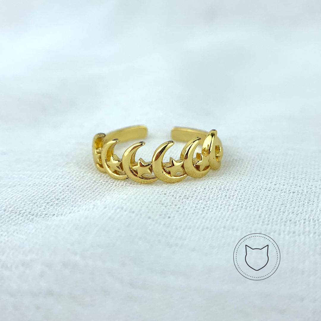 ANILLO DE BA�O DE ORO TALLA 7 AN2657G64