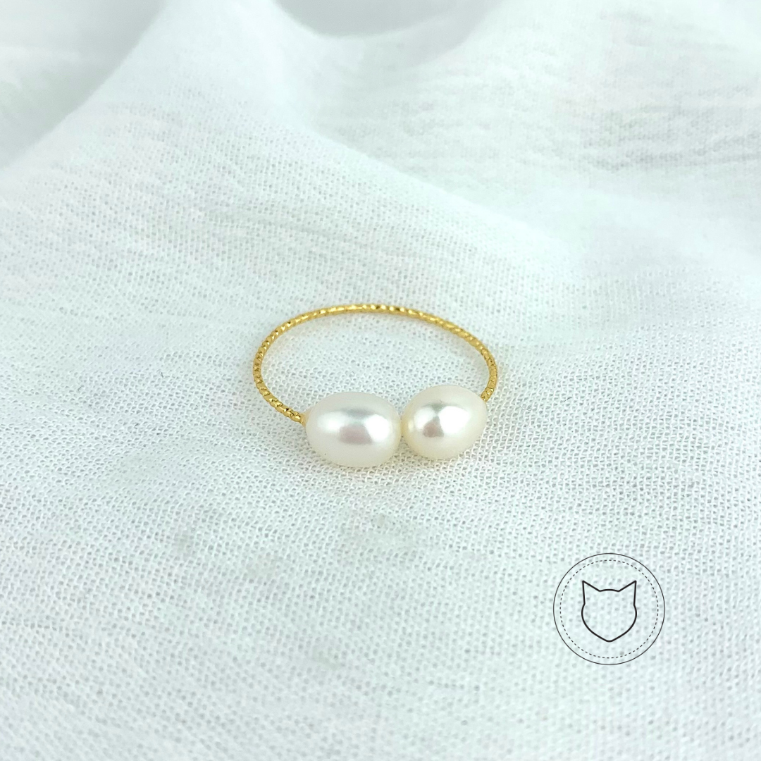 ANILLO DE BAÑO DE ORO Y PERLA CULTIVADA AN3060G34