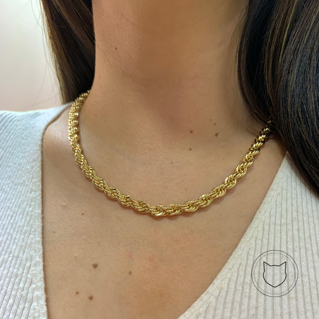 COLLAR DE BAÑO DE ORO CO0887G43