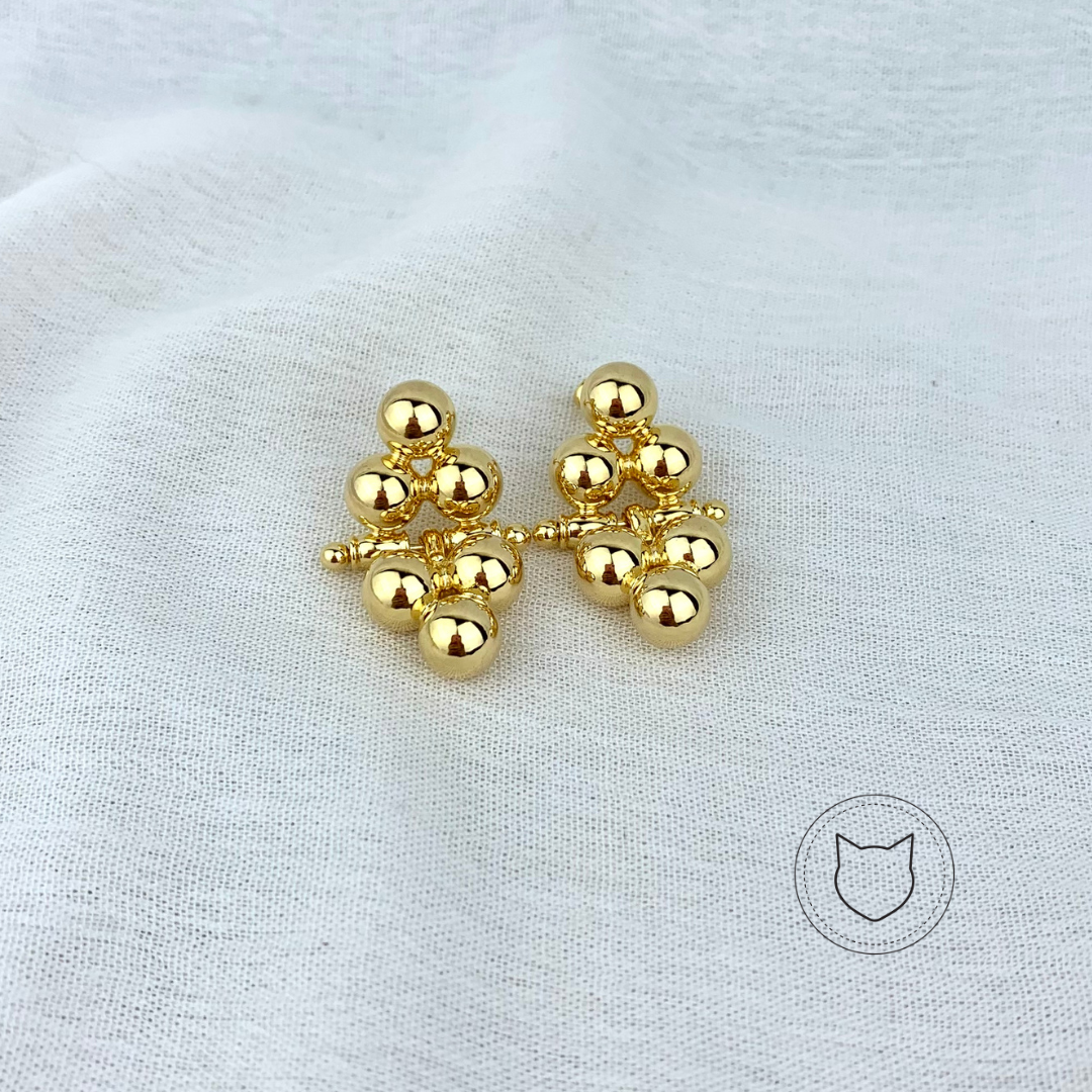 ARETES DE BAÑO DE ORO AR1778G31