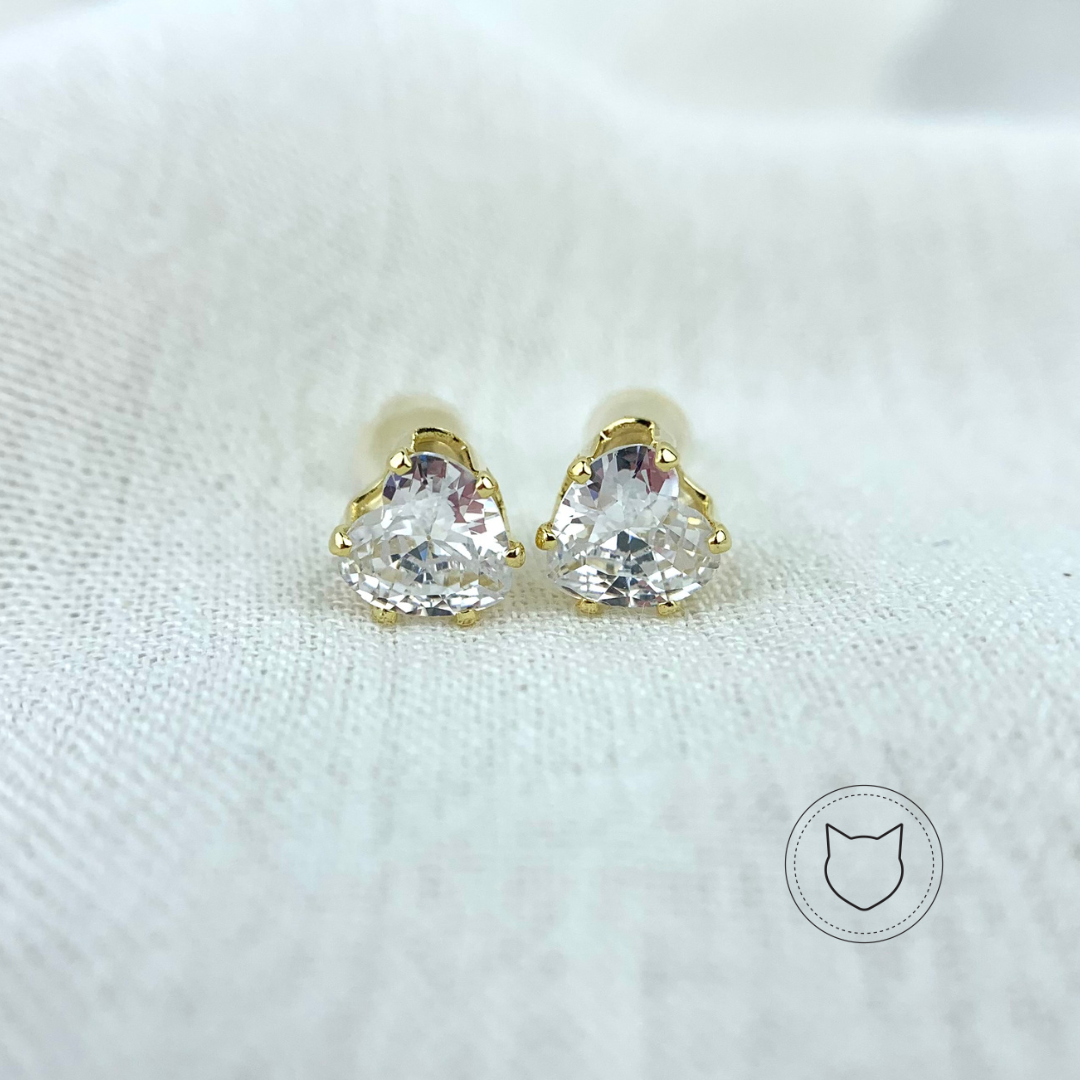 ARETES DE BAÑO DE ORO Y CRISTALES AR2243G40