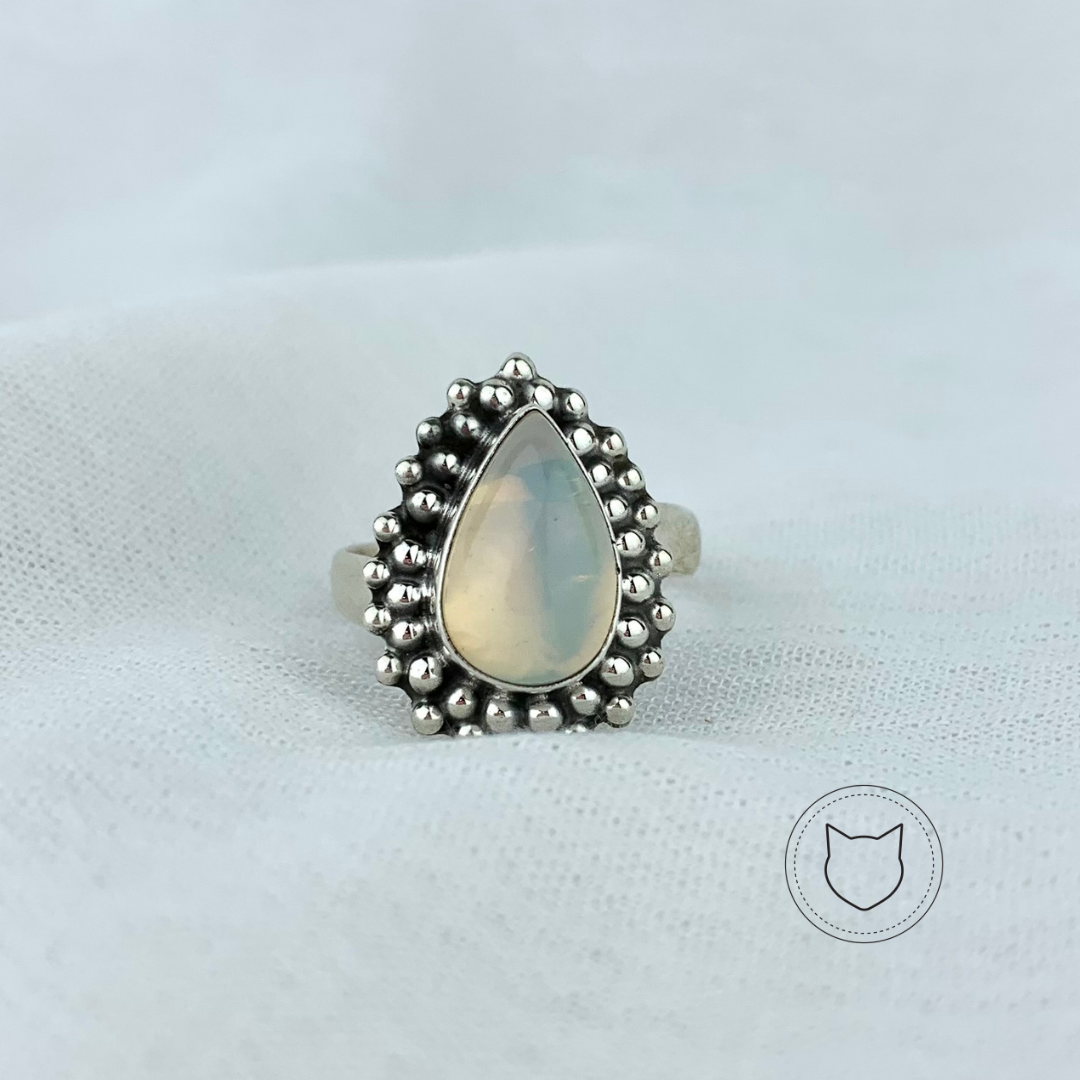 ANILLO DE PLATA 925 Y ÓPALO TALLA AJUSTABLE AN2798M24