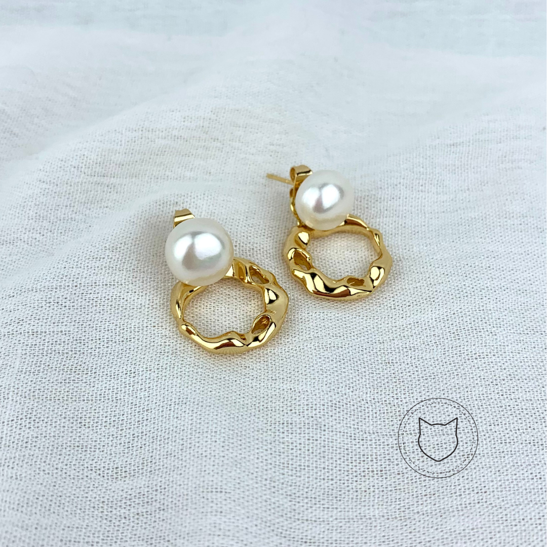 ARETES DE BAÑO DE ORO AR1771G31