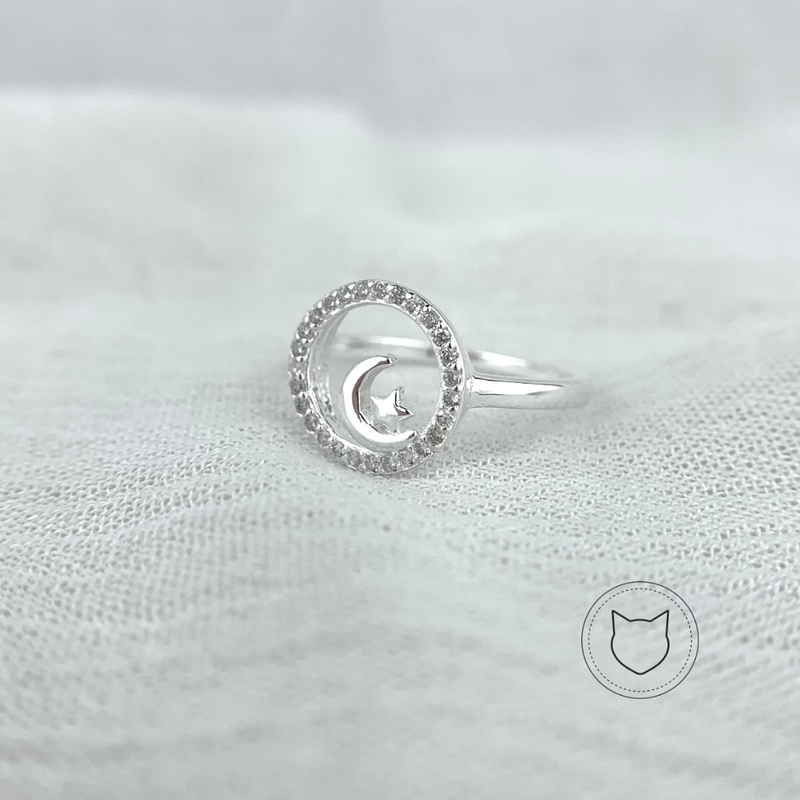 ANILLO DE PLATA 925 Y CRISTALES  AN2592L25