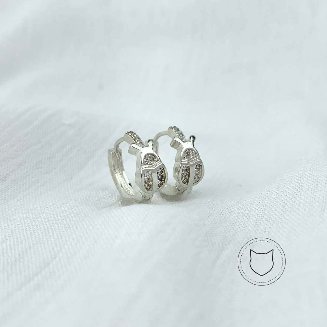 ARGOLLAS DE PLATA 925 Y CRISTALES AG0621M30