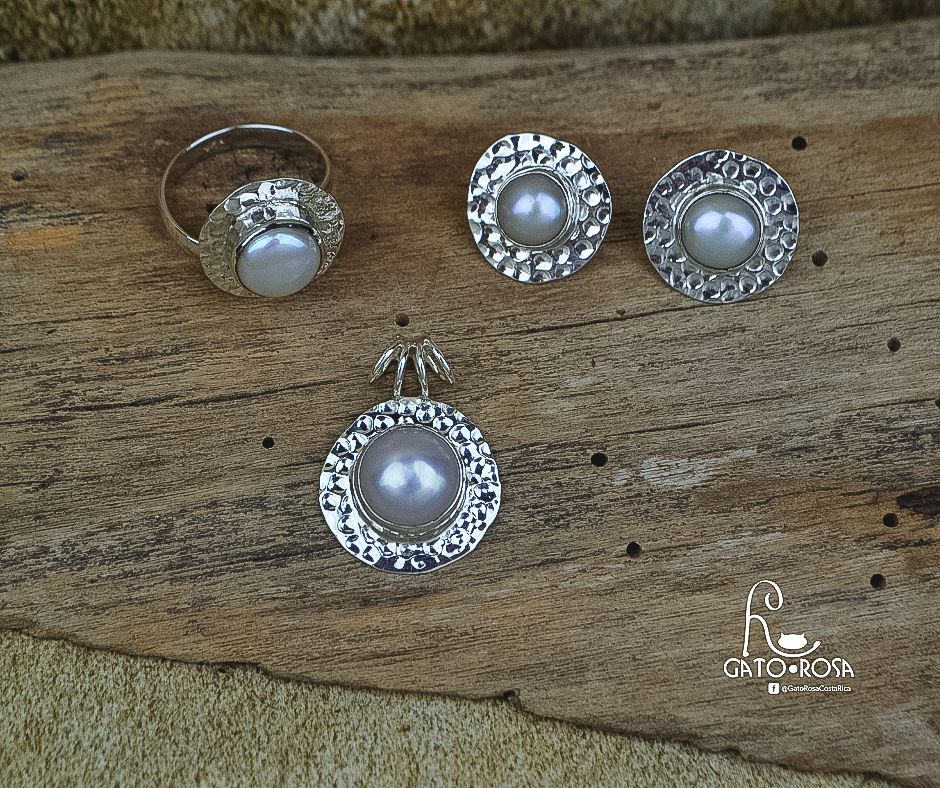 SET DE PLATA 925 Y PERLAS CULTIVADAS SE0146M