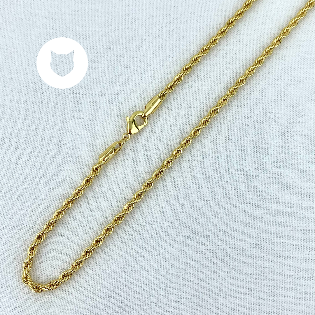 CADENA DE BAÑO DE ORO 45 CM CA0221G34