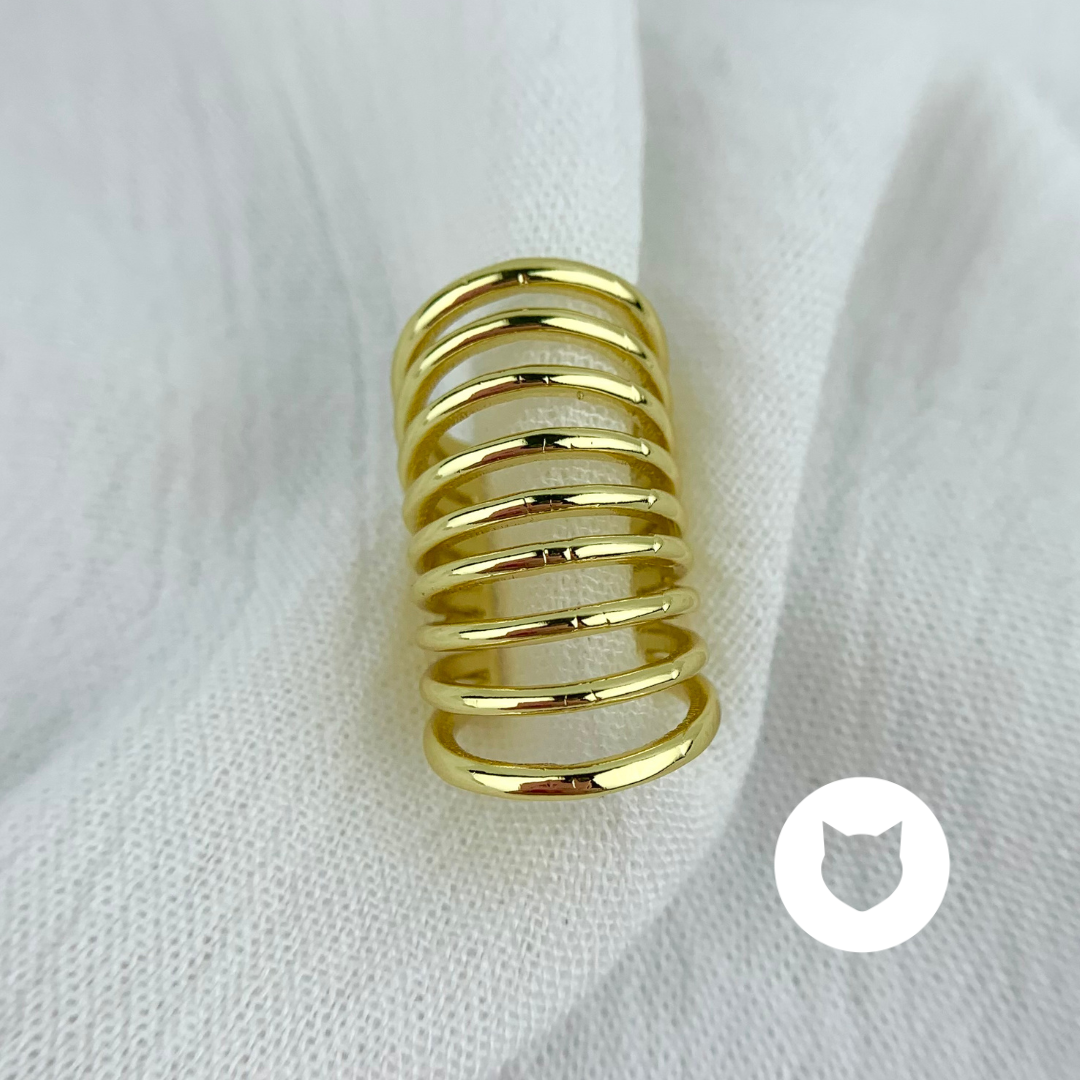 EARCUFF DE BAÑO DE ORO EA0625G42