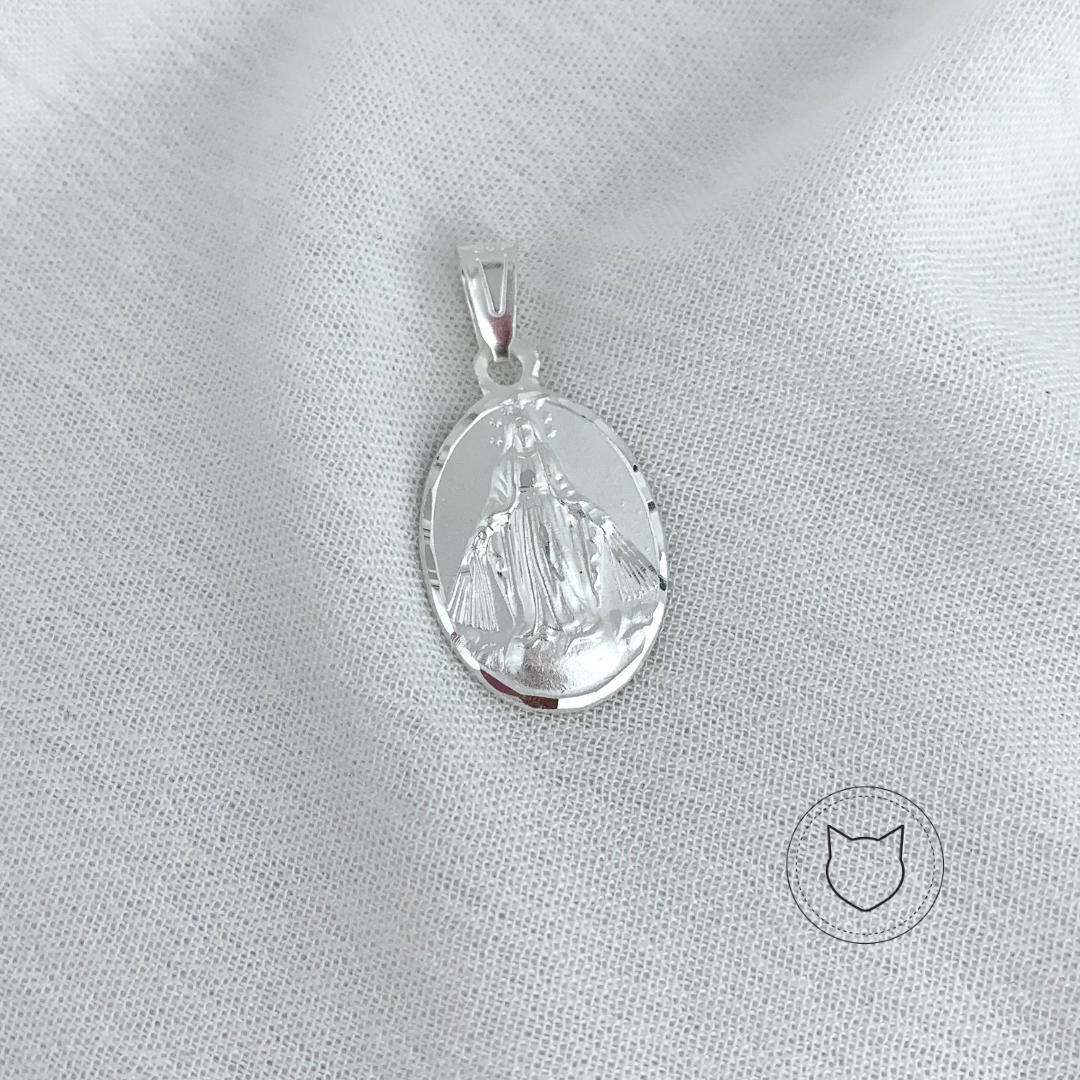 DIJE VIRGEN DE LA MEDALLA MILAGROSA DE PLATA 925 DI0675M40