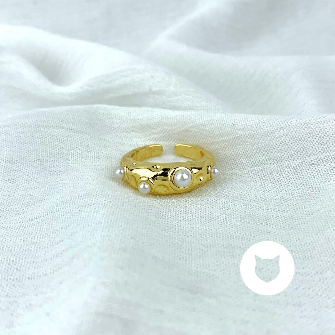 ANILLO DE BA�O DE ORO TALLA AJUSTABLE AN3278G34