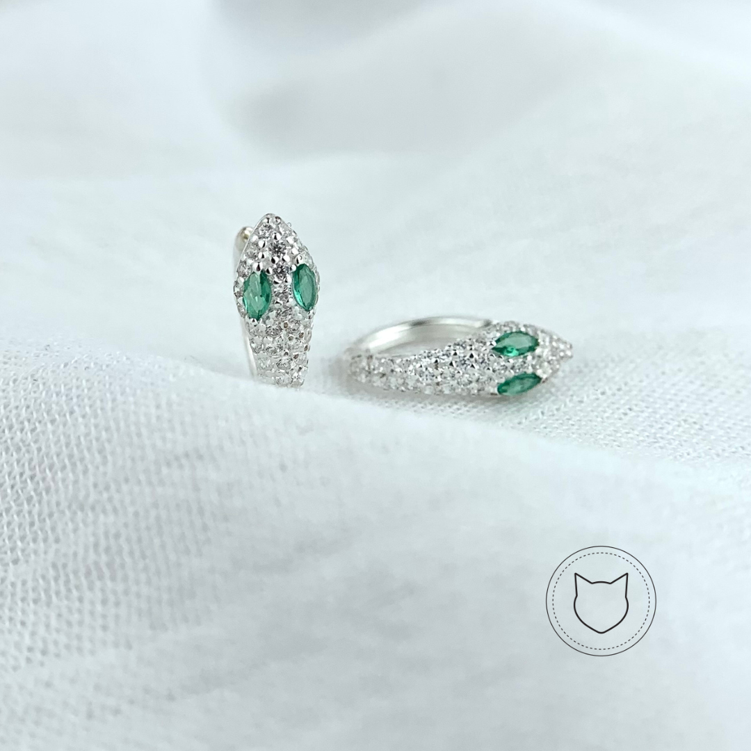 ​ARGOLLAS DE PLATA 925 Y CRISTALES AG1344L25