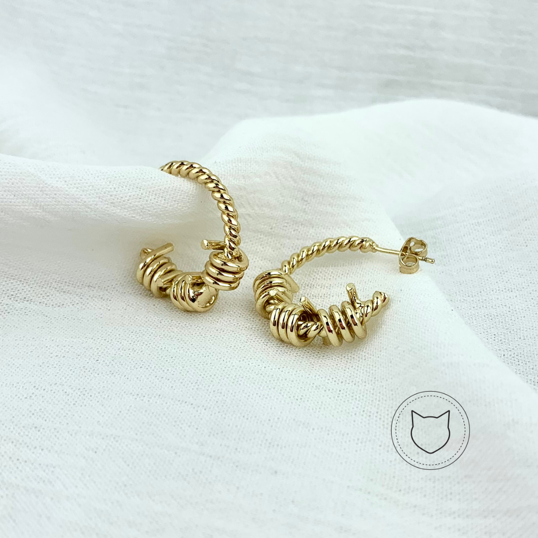 ARGOLLAS DE BAÑO DE ORO AG1071G32