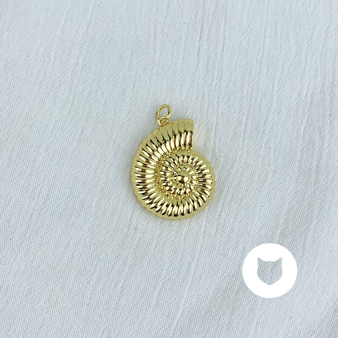 DIJE DE BAÑO DE ORO CARACOL DI0754G42
