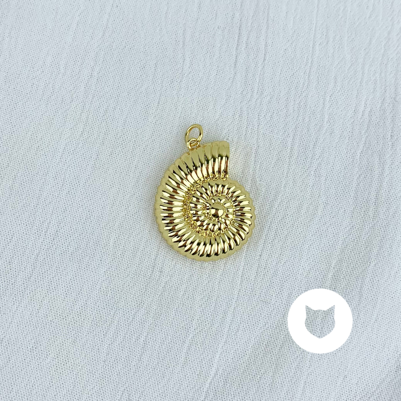 DIJE DE BAÑO DE ORO CARACOL DI0754G42