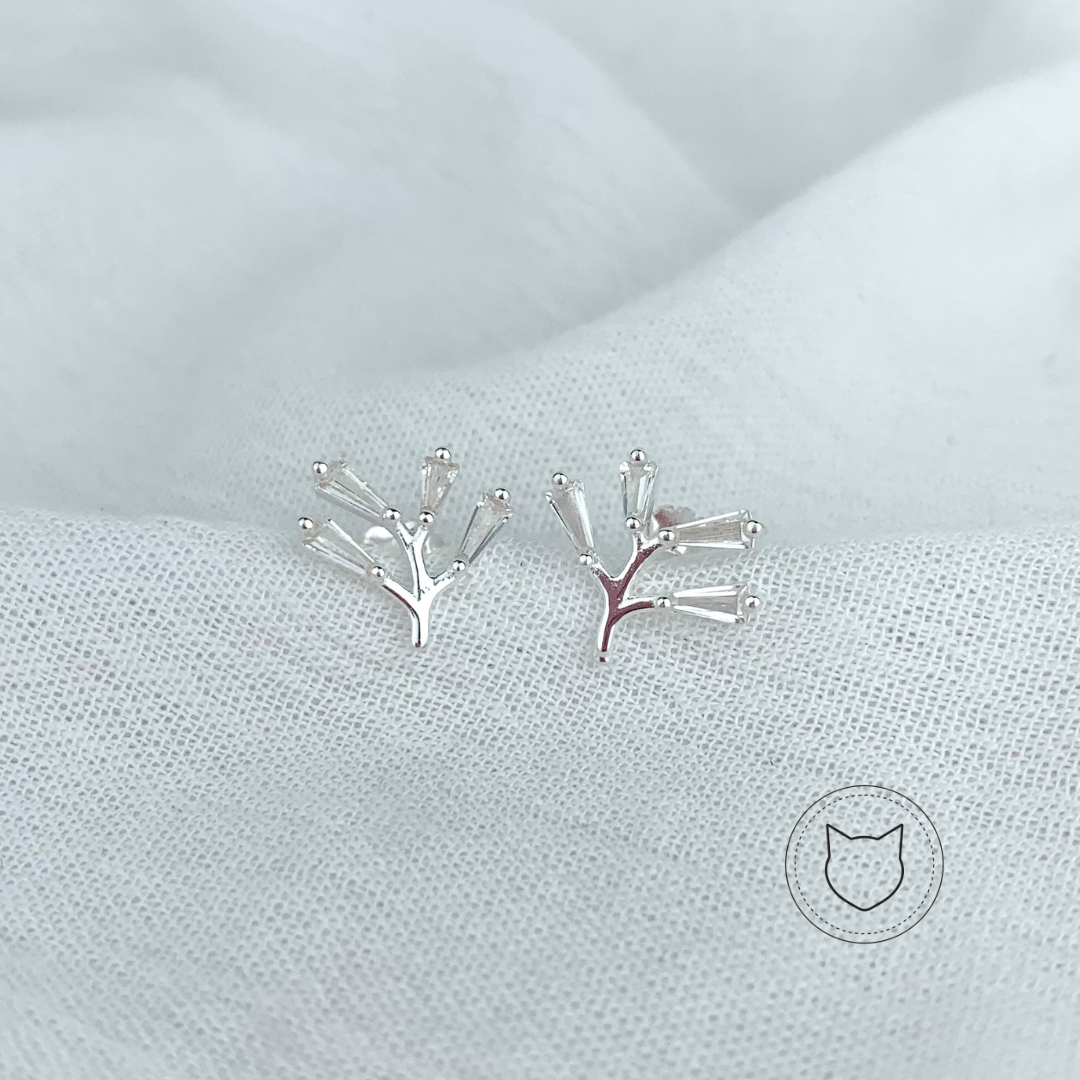ARETES DE PLATA 925 Y CRISTALES AR2326L25