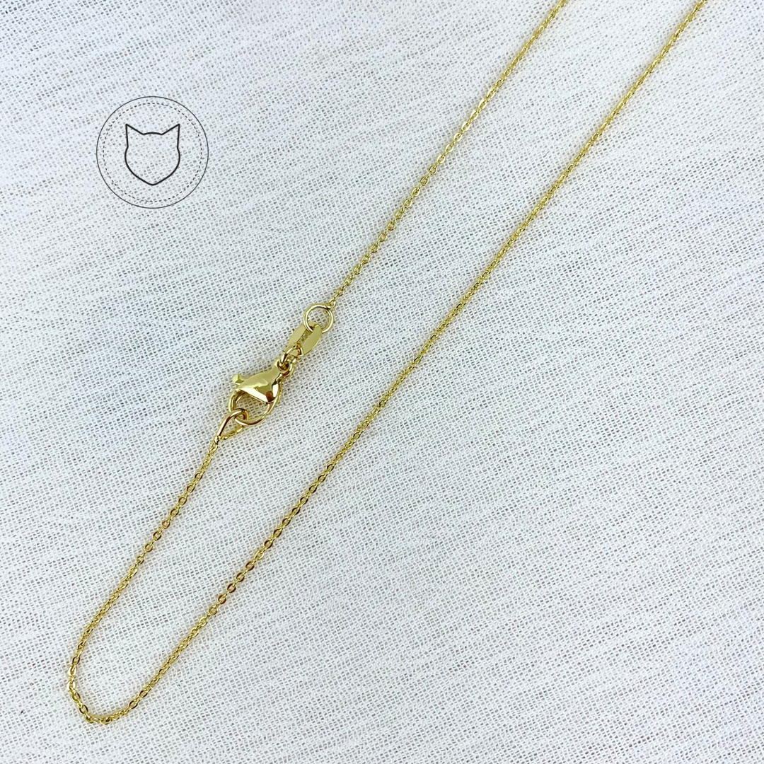 CADENA DE BAÑO DE ORO 45 CM CA0176G33