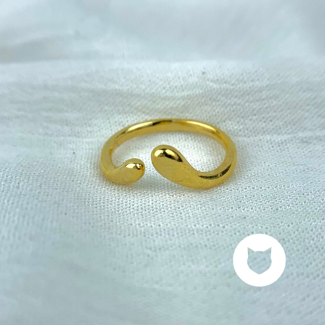 ANILLO DE BAÑO DE ORO TALLA AJUSTABLE AN3280G32