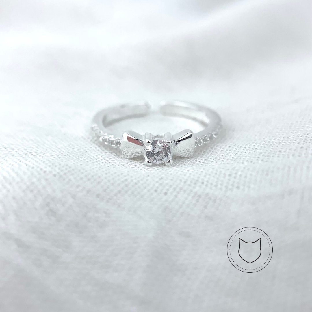 ANILLO DE PLATA 925 Y CRISTALES TALLA 4 AN2347L25